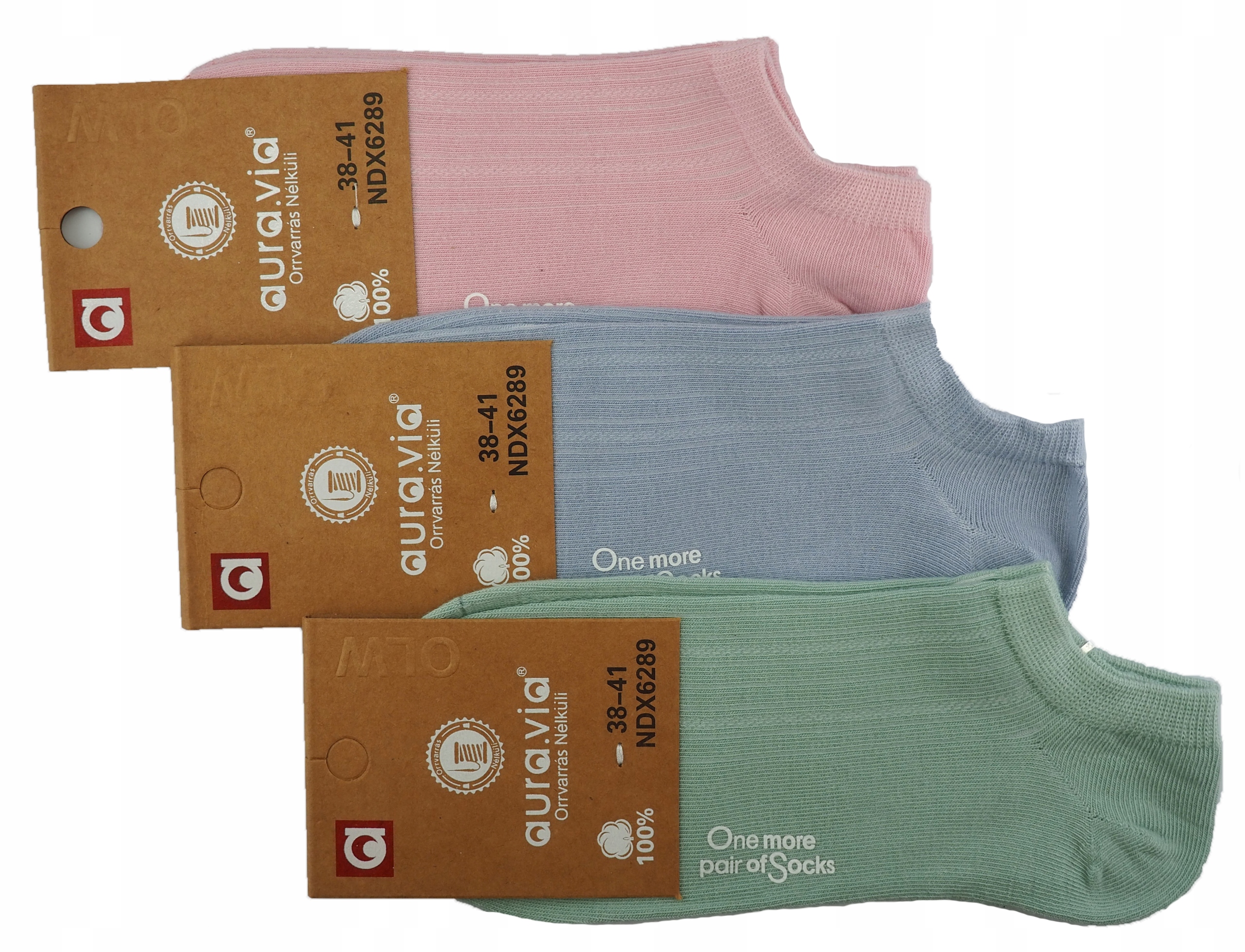 

Stopki, pastelowe kolory zest.3 par 38-41 Aura.via