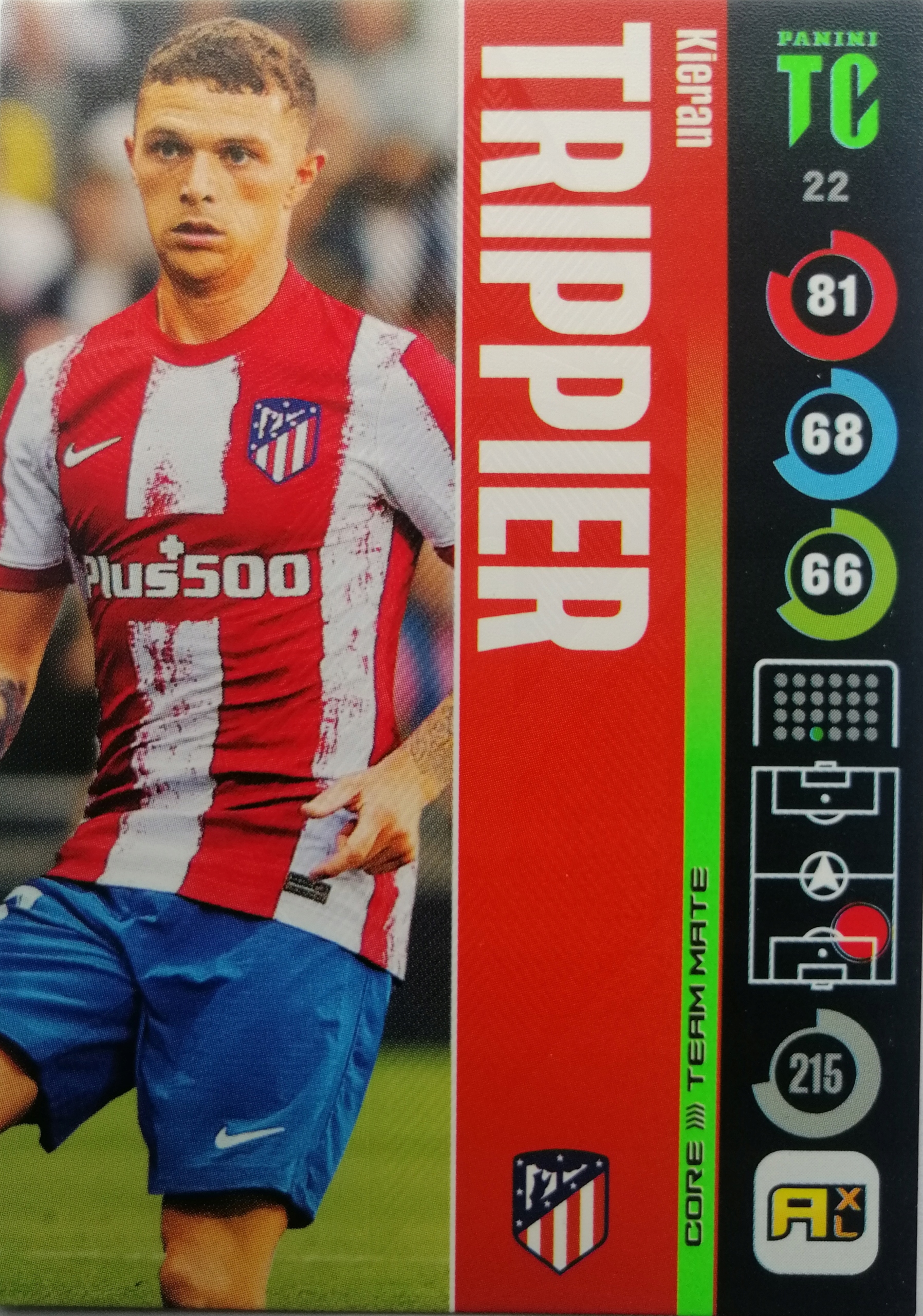 Panini Top Class Team Mate 22 Trippier Atletico