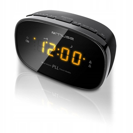 Muse Radio z zegarem Pll M-150CR Funkcja alarmu Czarny