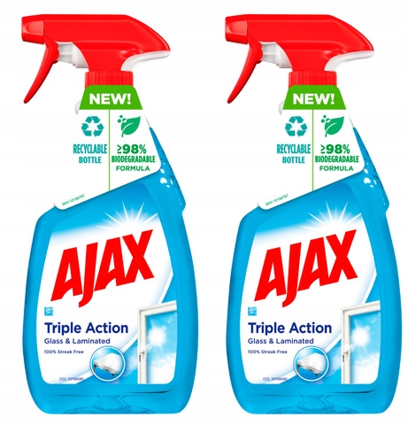 

Płyn do szyb Ajax Optimal 7 500ml x 2 sztuki