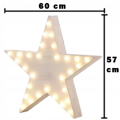 Velká Vánoční Hvězdička 40 Led Ozdobná K Zavěšení Na Postavení 230 V