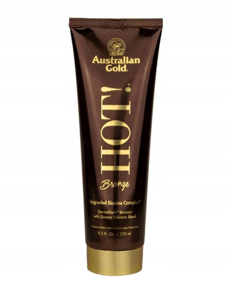 Australian Gold Hot! Bronzer, Extra silný bronzer, Tmavá barva, 250ml