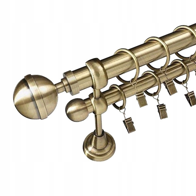 

Klasyczny elegancki Karnisz 300 cm 25+19 mm modny