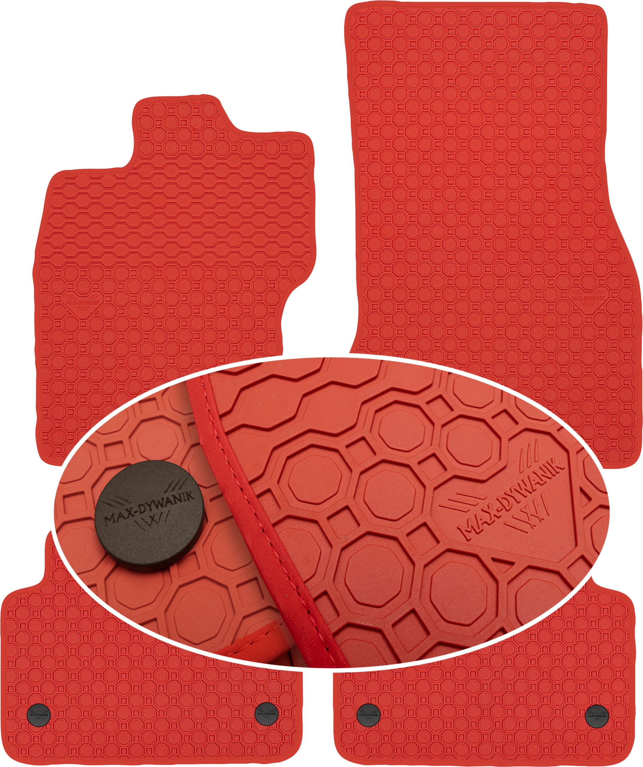 Jaguar Xf I Fl 4WD 2012-2015 Koberce Červené