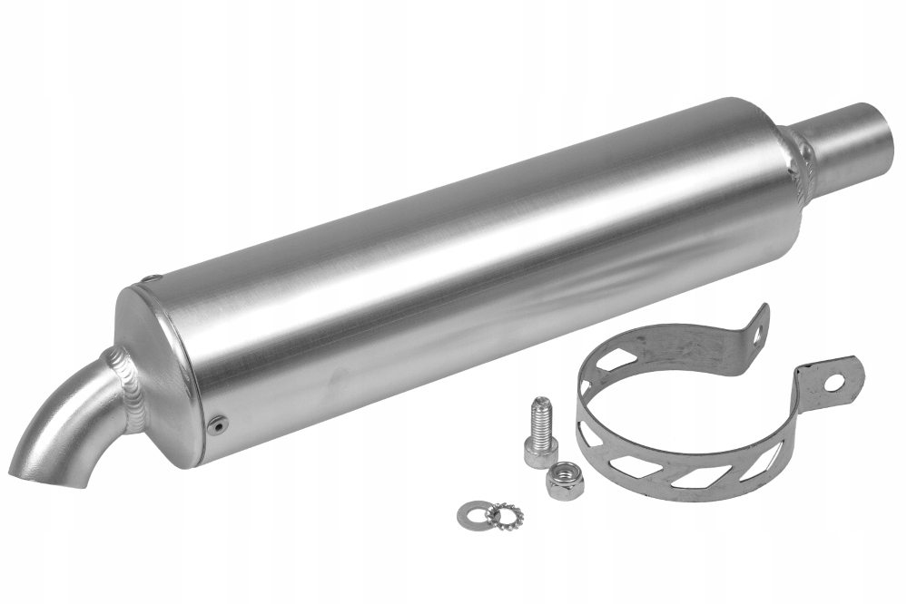 Univerzálny tlmič Giannelli z hliníka, dĺžka 260 mm prípojka 30 mm