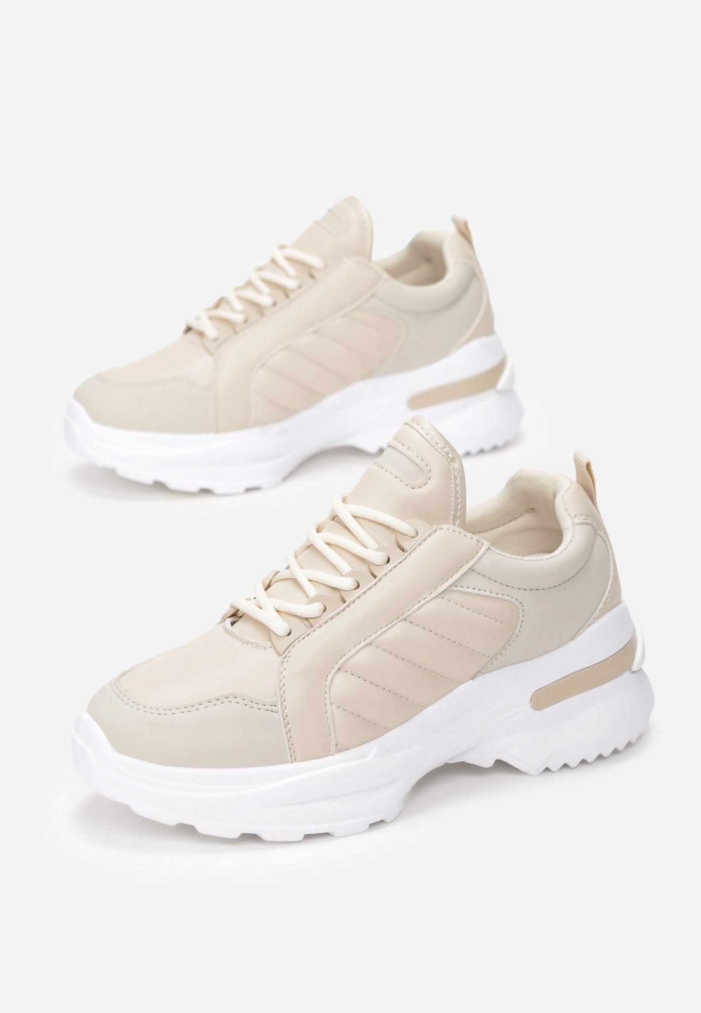 

Born2Be Beżowe Sneakersy damskie 41