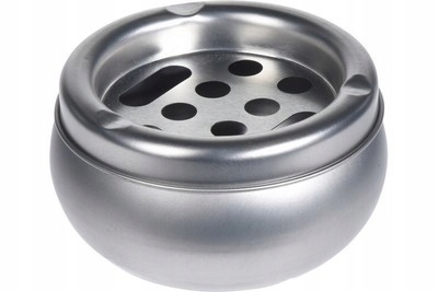 Popielniczka Excellent Houseware, aluminium, 10x5.5 cm, srebrny Marka Koopman