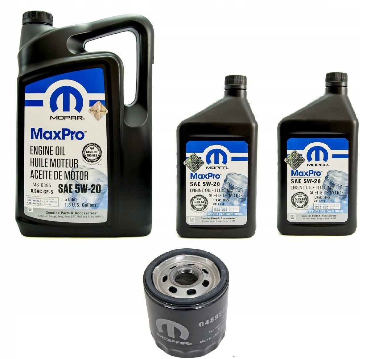 ZESTAW SERWISOWY DO WYMIANY OLEJU SILNIKOWEGO OE 5.7 HEMI RAM 13-23 7L