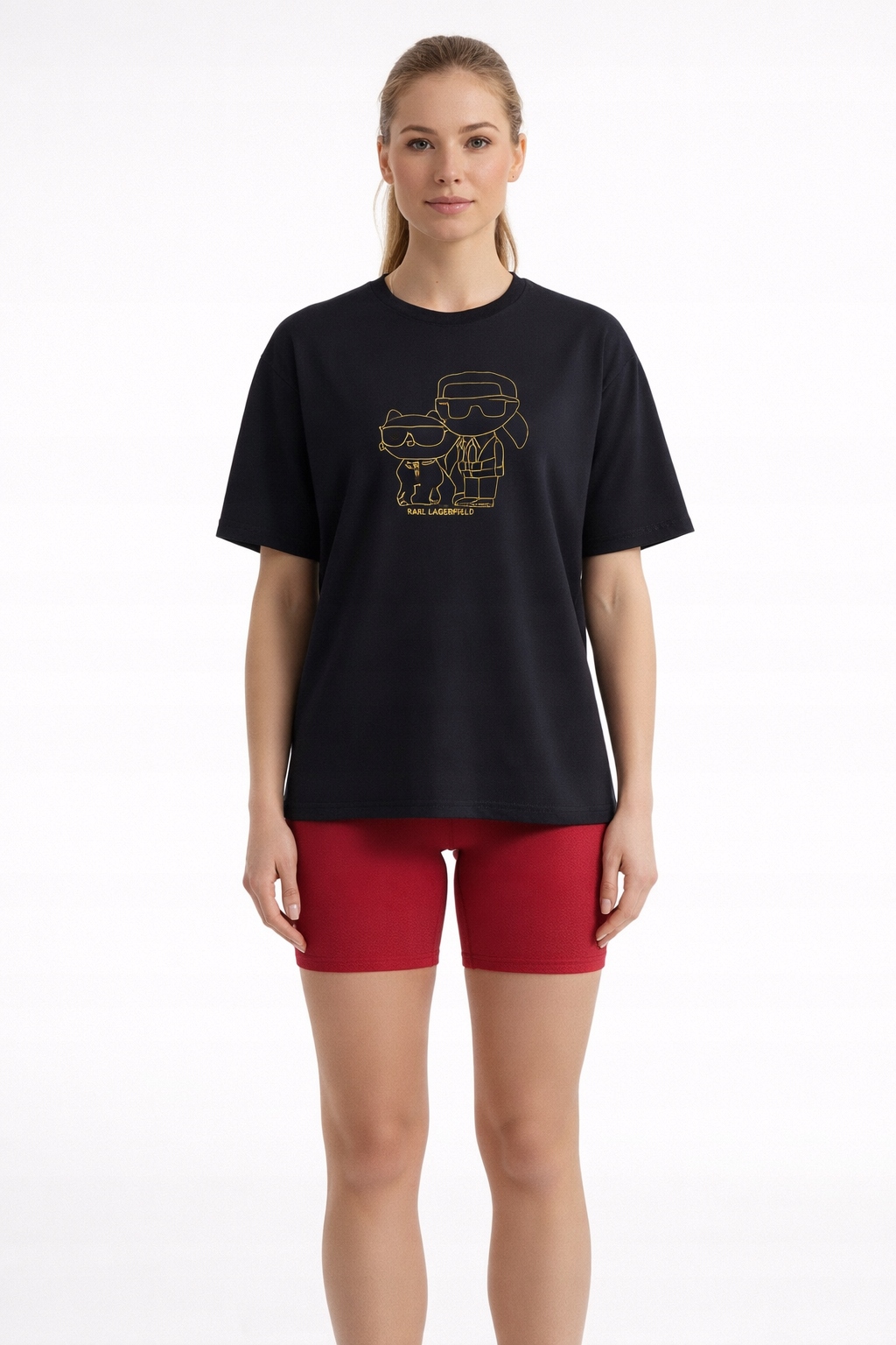 Karl Lagerfeld Černá Bavlněná Košilka Od Pyžama M I4C