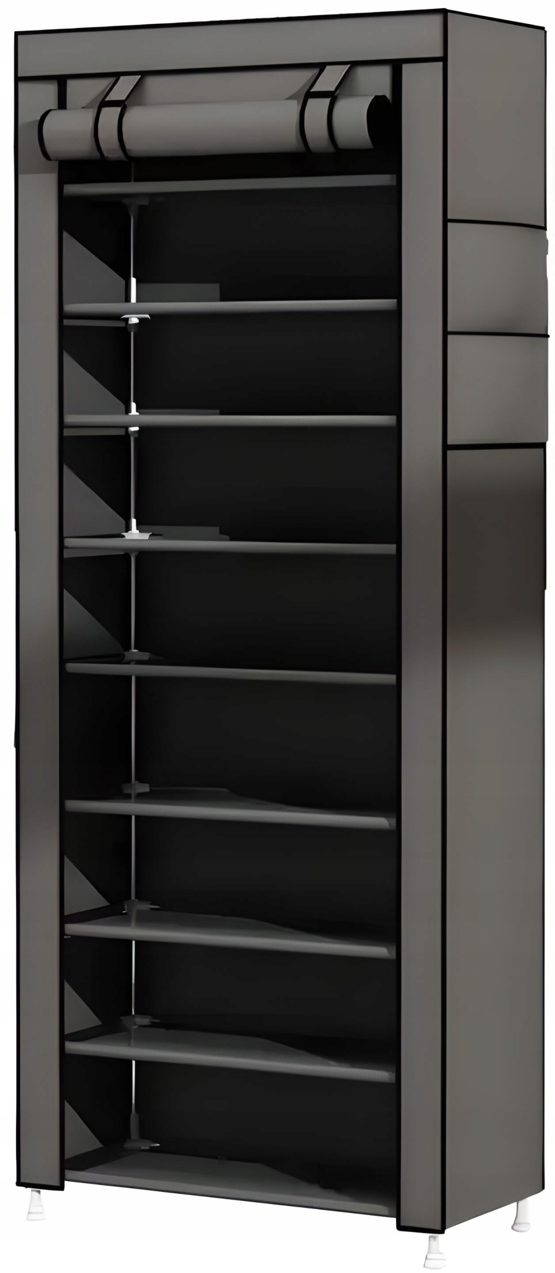 SZAFA NA BUTY TEKSTYLNA MATERIAŁOWA SKŁADANA SZAFKA ORGANIZER GARDEROBA XL Liczba drzwi 1