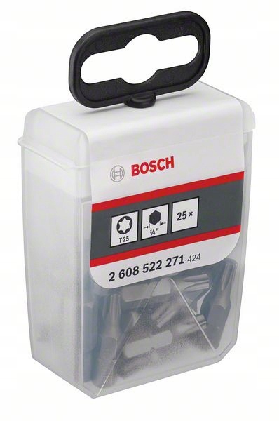 

Zestaw końcówek wkręcających Extra Hart T25 Bosch