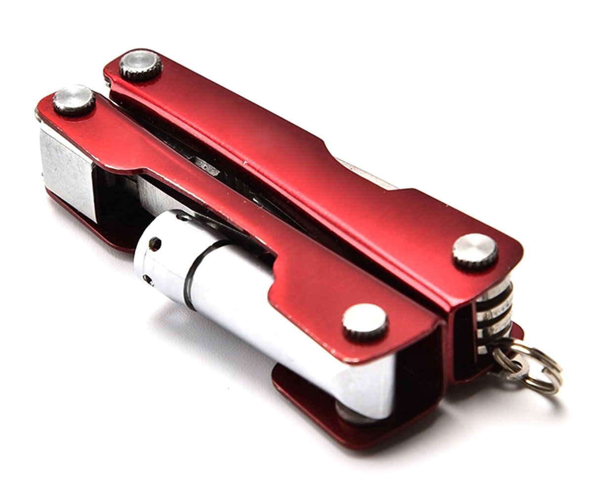 

Mini Multitool Survival Latarka Nóż Otwieracz Etui