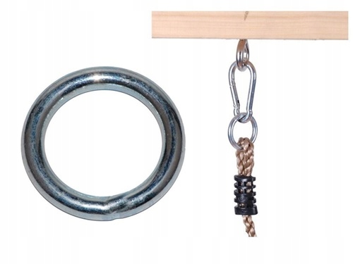 Metalowe kółko do huśtawki OCYNKOWANE 40mm