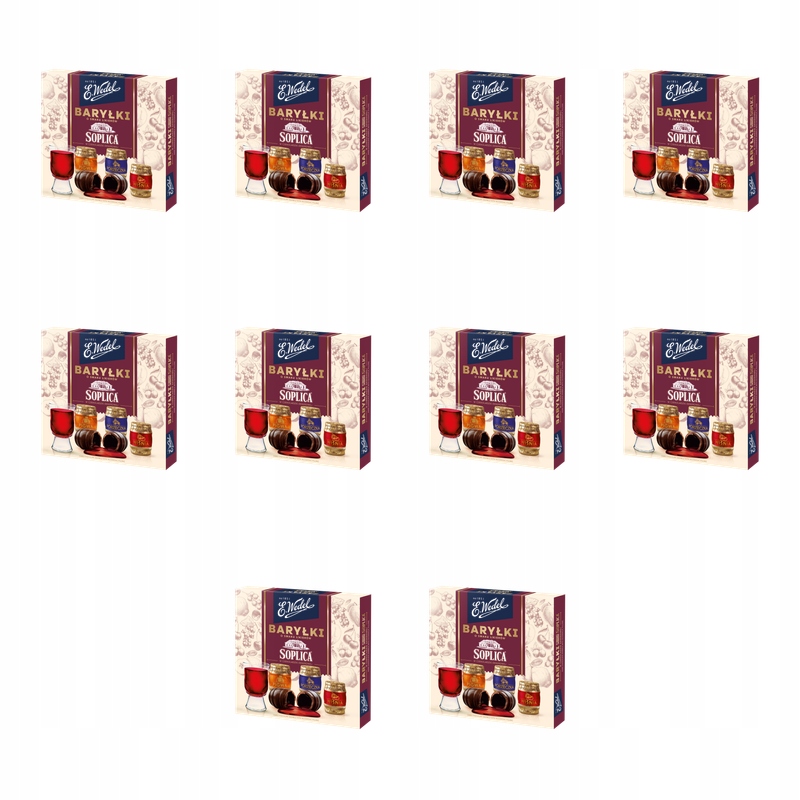 E. Wedel Barely s příchutí likérů Soplica v dezertní čokoládě 200 g X10