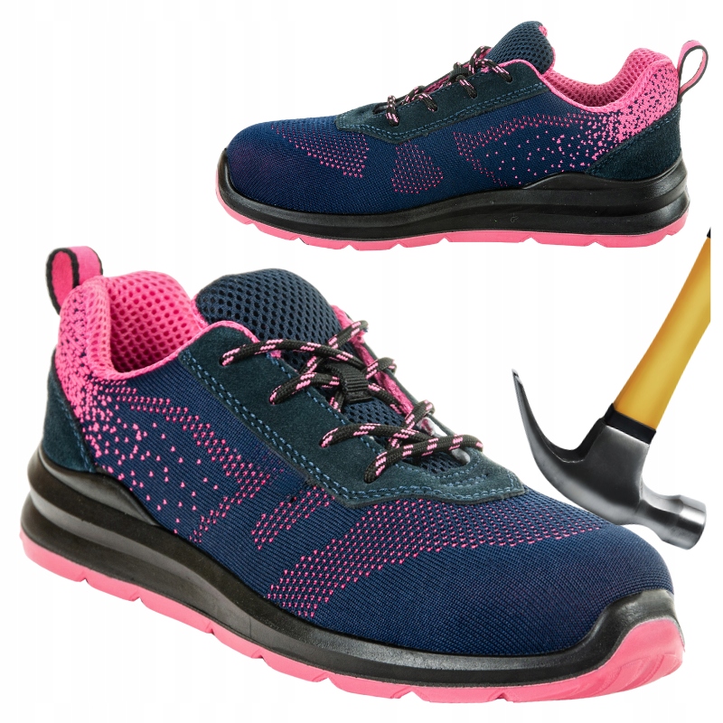 Pracovní boty Polobotky Dámské sportovní síťované Lehké Prodyšné s Noskem