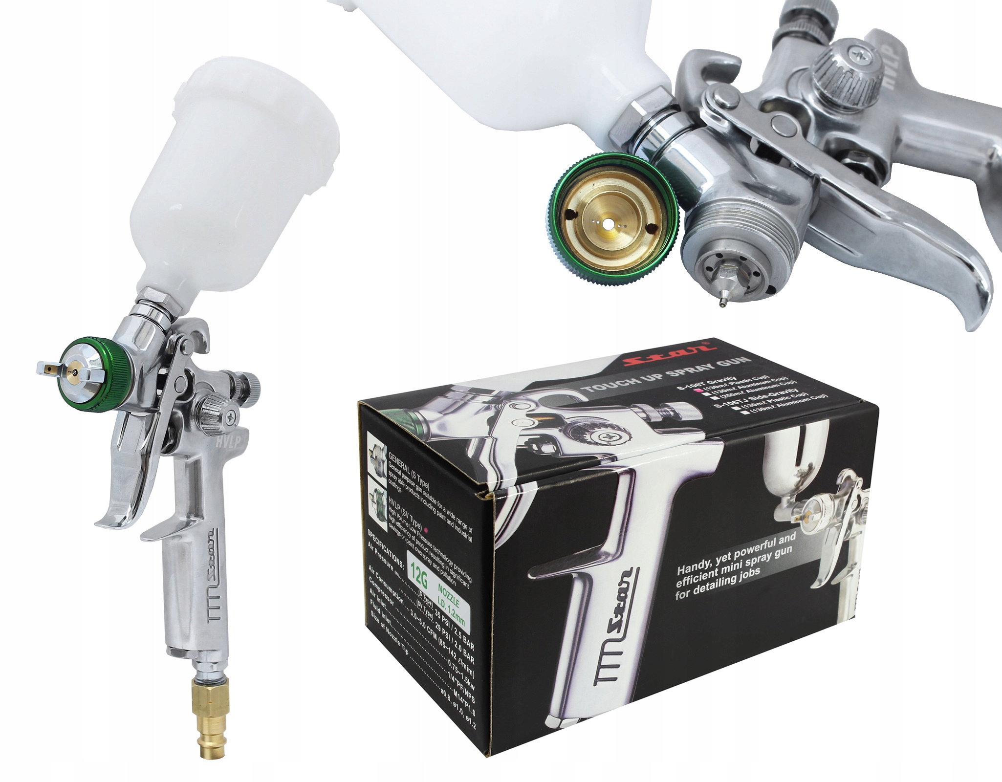 

Star Mini Hvlp pistolet lakierniczy dysza 1.2 mm