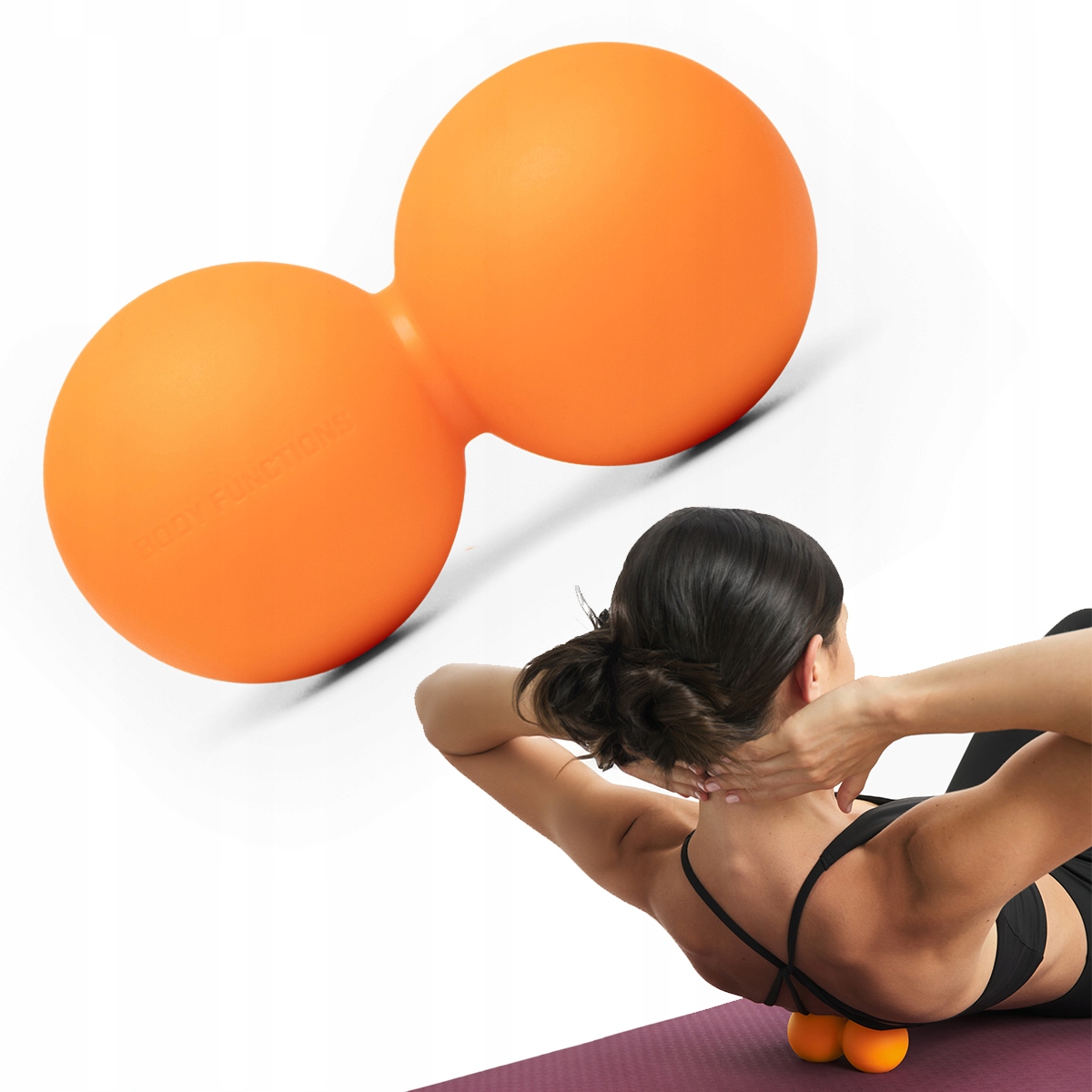 Podwójna piłeczka masaż stóp karku ergonomiczna Regeneruje Body Functions