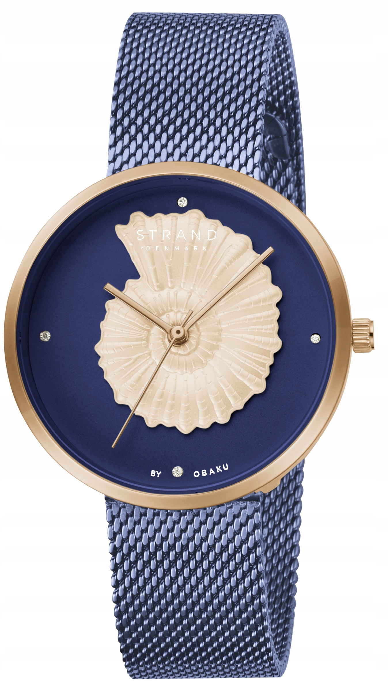 Nové Originální dámské hodinky Strand by Obaku S700LHVLML-DSS, modré, krabička