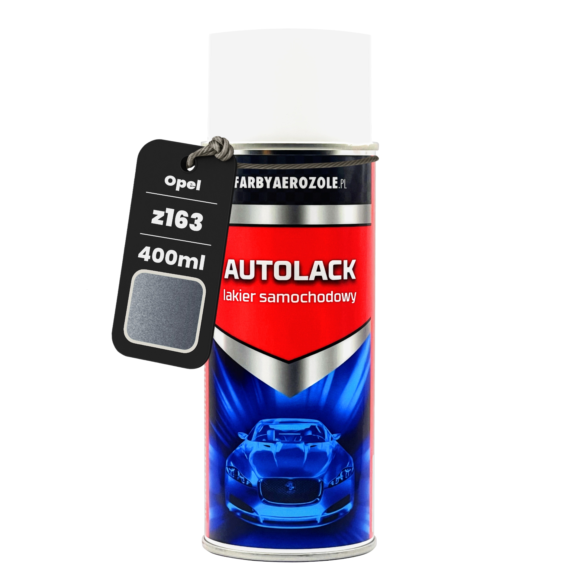 Opel 163 z163 "Lichtsilber Met." Lakier samochodowy Spray 400ml