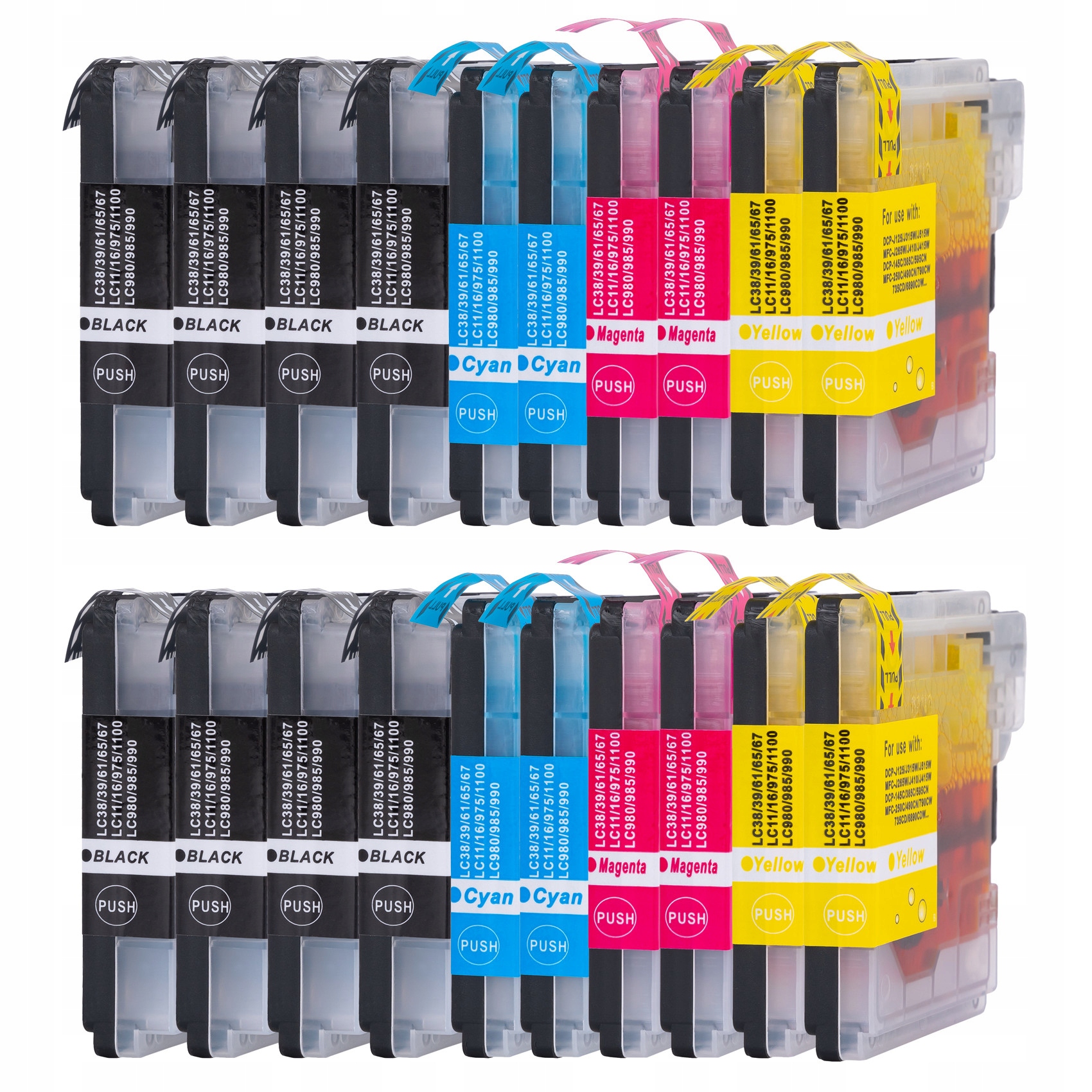

20x Tusz Do Brother LC985 DCP-J125 DCP-J315W J515W