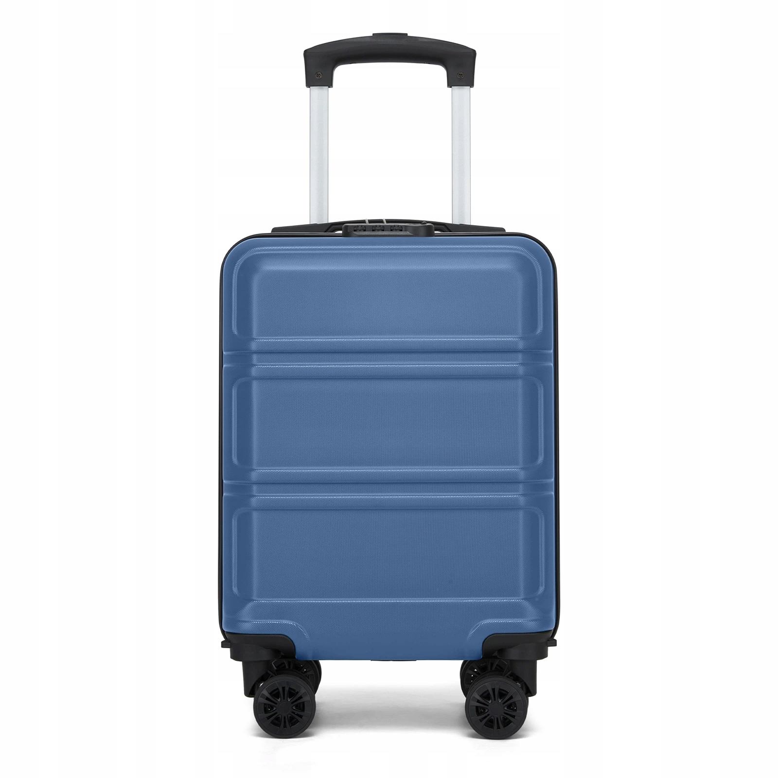 Příruční Abs+pc kufr s odnímatelnými kolečky Kono 22L navy 45x30x20 cm