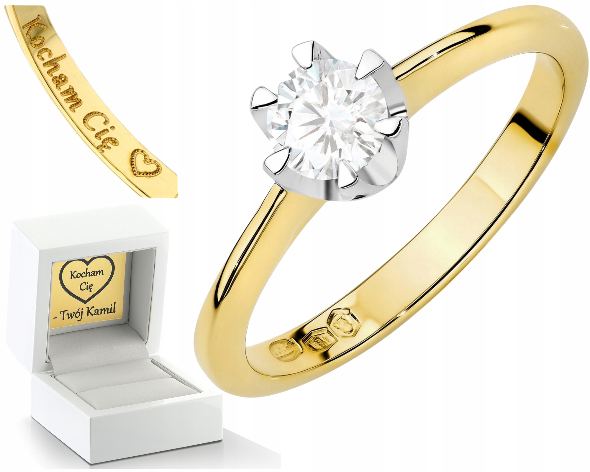 Nekompromisní Šperky Prstýnek S Laboratorním Diamantem