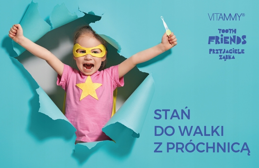 SZCZOTECZKA ELEKTRYCZNA SONICZNA DO ZĘBÓW DZIECI 3+ VITAMMY FRIENDS 2TRYBY Rodzaj elektryczna