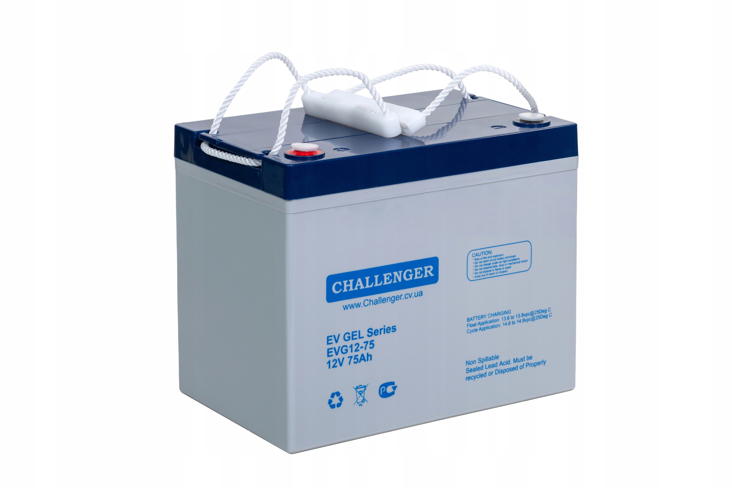 Акумуляторна батарея CHALLENGER EVG12-75 12V 75Ah