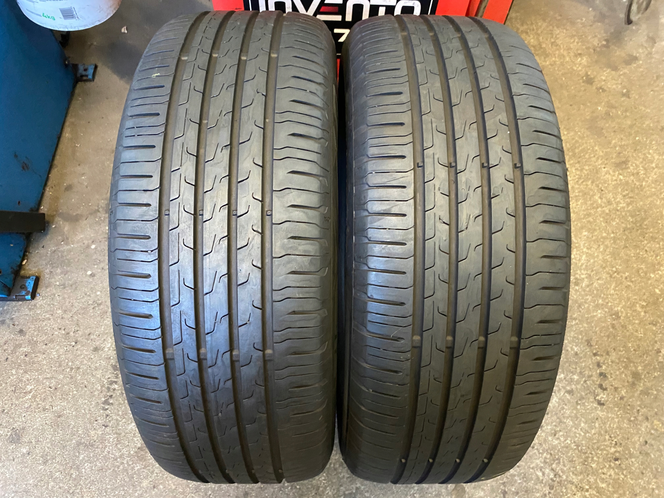 2 tyres summer 205/55R16 Continental EcoContact 6 6mm