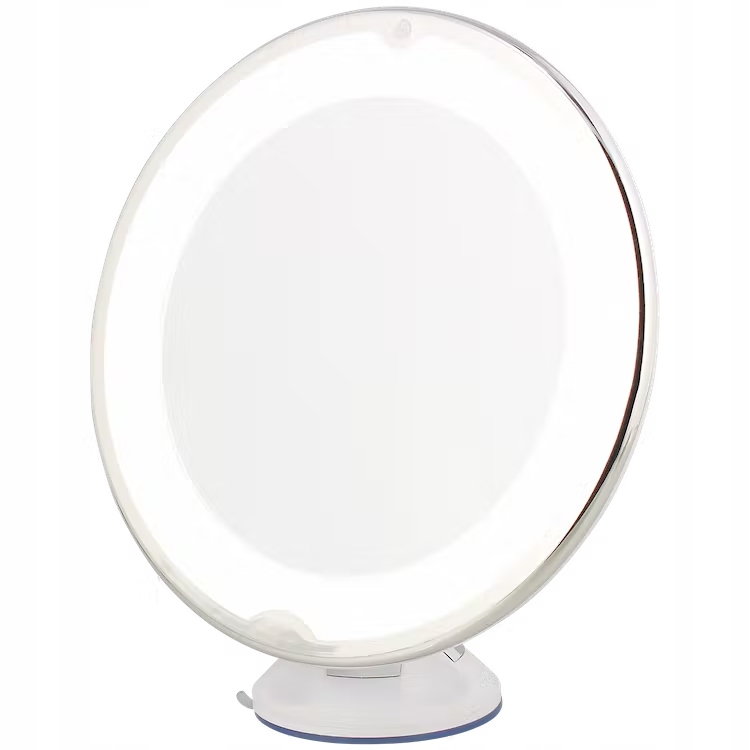 LUSTERKO LUSTRO LED Z PRZYSSAWKA POWIĘKSZAJĄCE PRZYBLIŻAJĄCE 5x SOLIDNE Kolor dominujący wielokolorowy