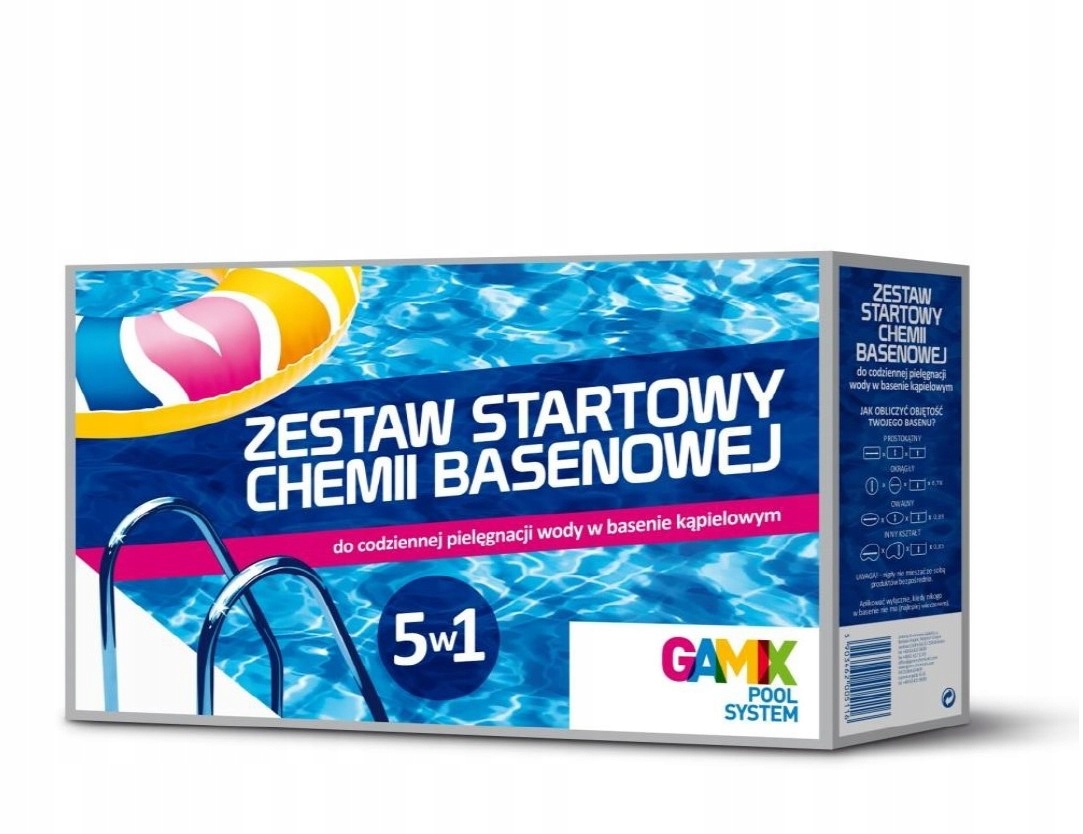 Zestaw startowy chemii basenowej Gamix