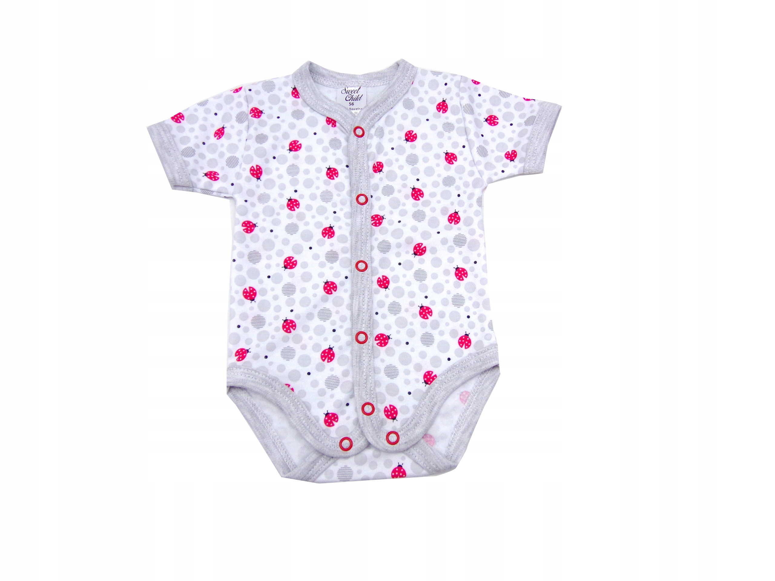 

Body rozpinane krótki rękaw 68 sweetchild