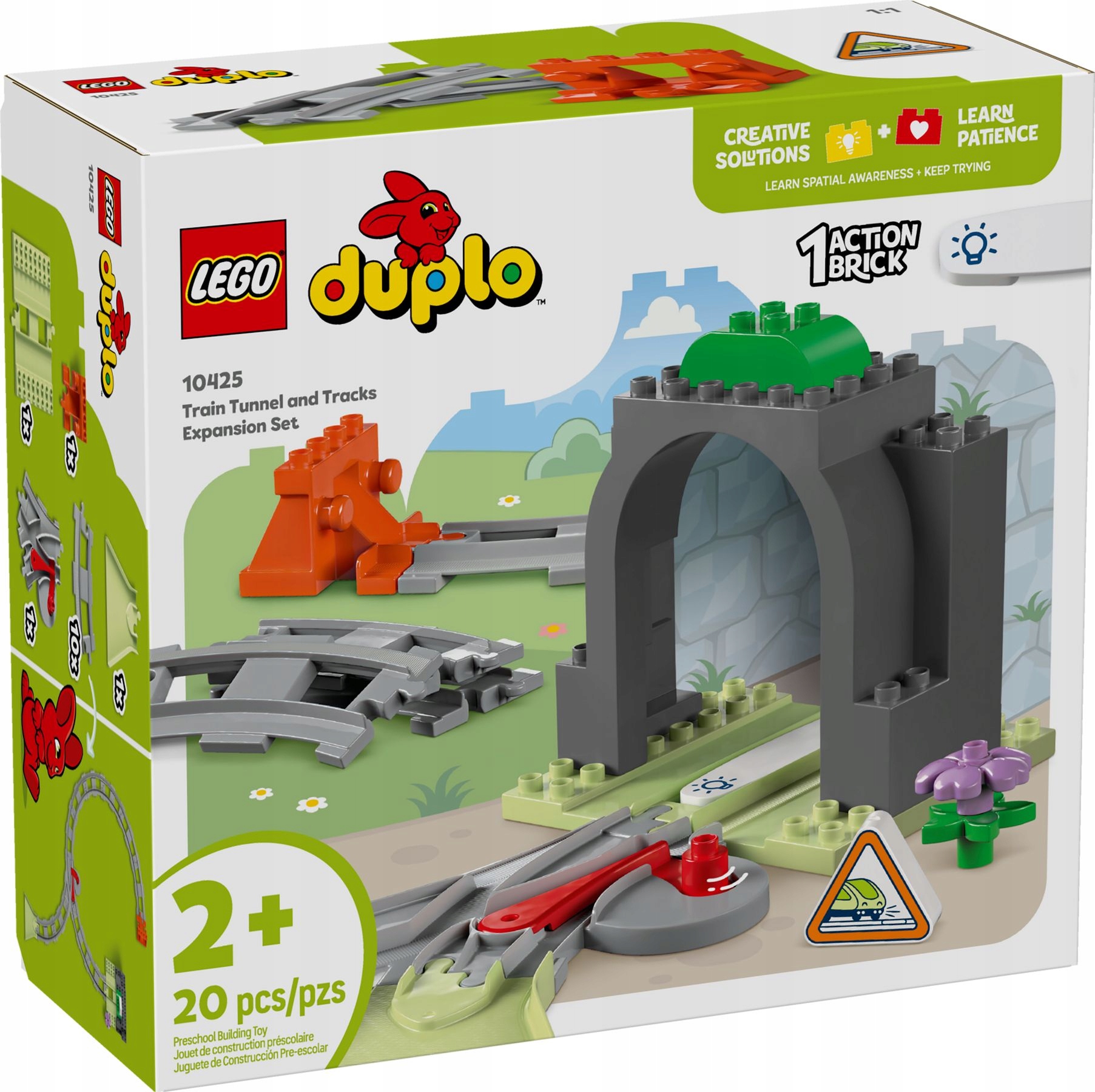 Stavebnice Sada Lego Duplo 10425 Tunel a železniční koleje – rozšiřující sada