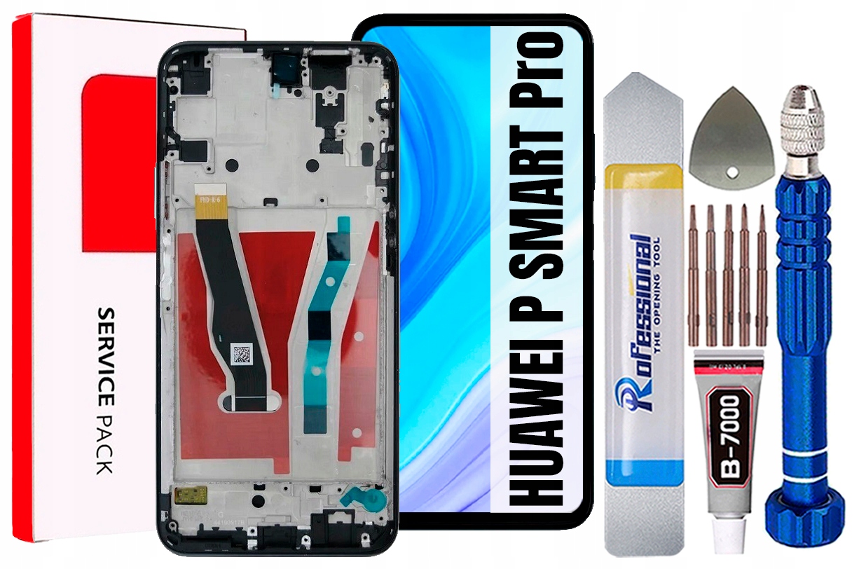 Displej Pro Huawei P Smart Pro Originál LCD Rámeček