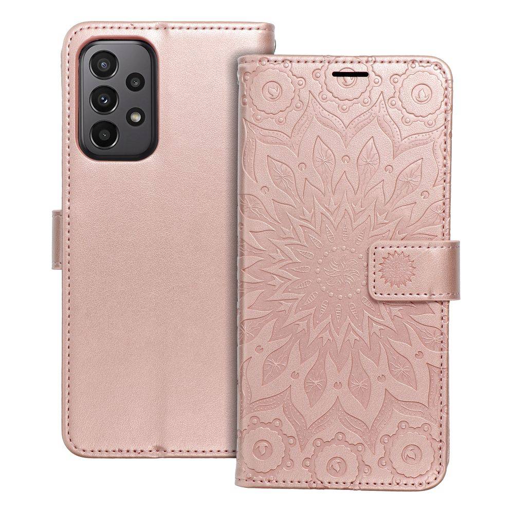 Etui Mezzo Book Do Samsung A23 5G Mandala Złoty Róż