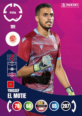 2025 Panini Adrenalyn XL Fifa Club World Cup 191 Youssef El Motie