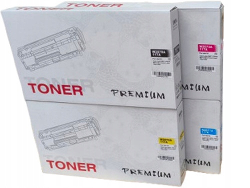 4x Wysokowydajny Toner do Hp 117A Cmyk Hp W2070A 73A Hp 150 178 179 Chip
