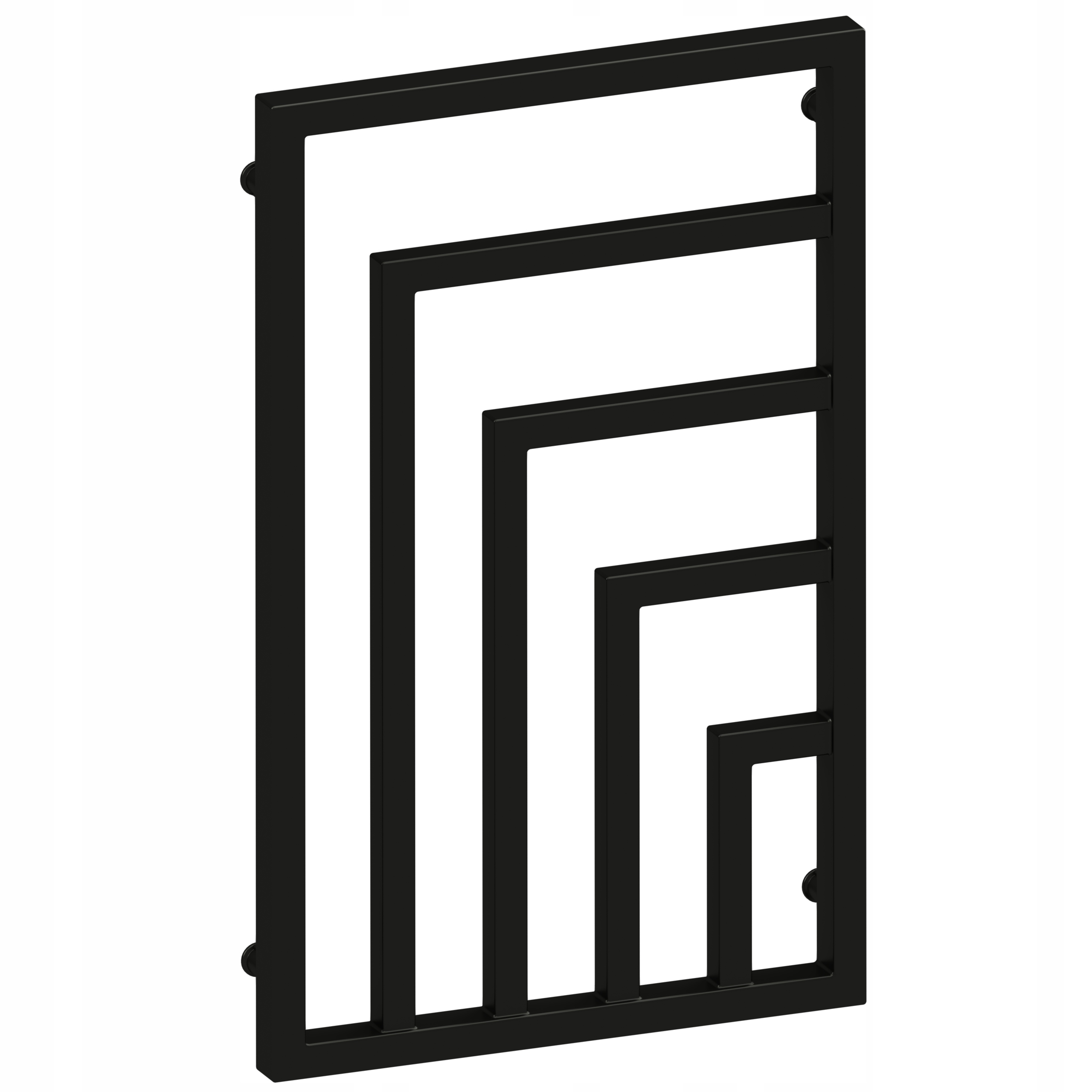 Koupelnový Radiátor Kate Light H850 L530 Černý