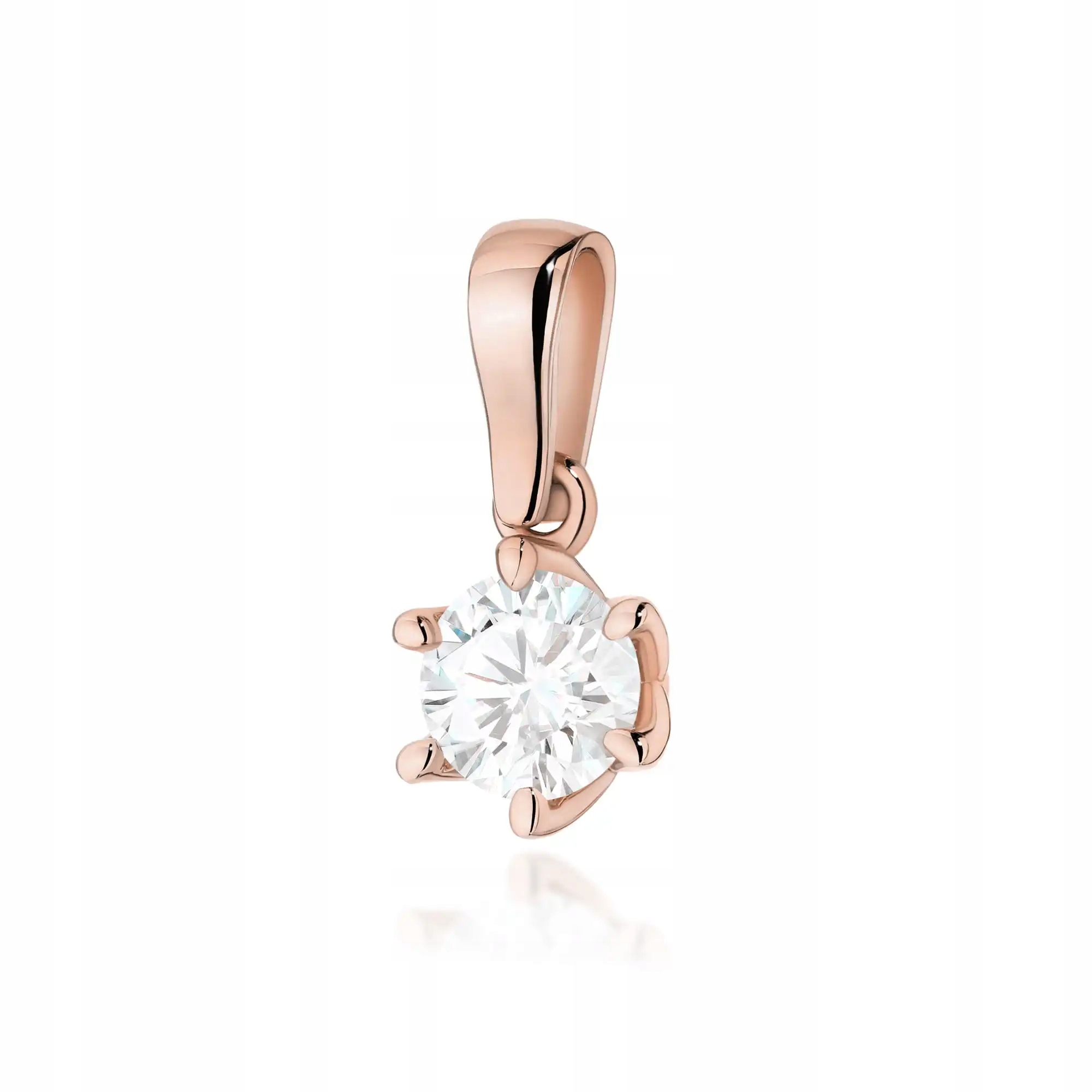 Přívěsek ze zlata 585 s diamantem z růžového zlata je elegantní jako dárek