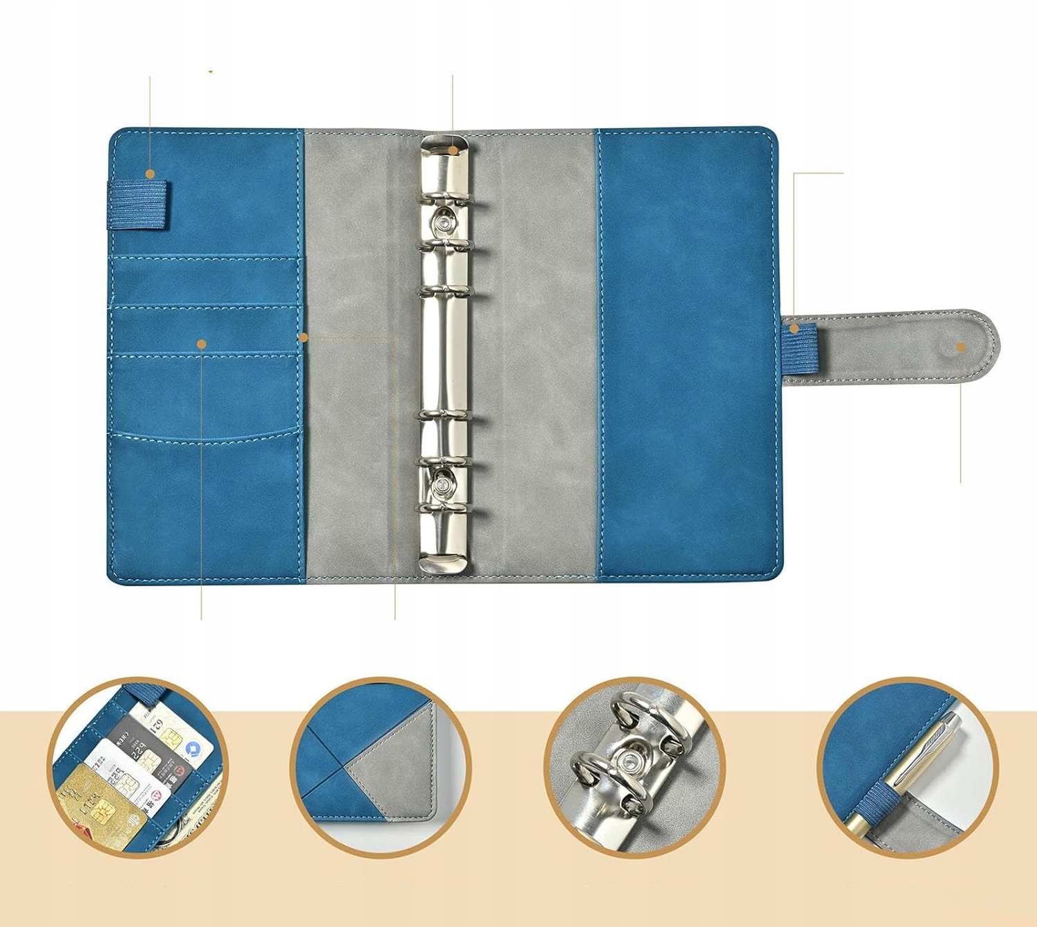 PLANER BUDŻETOWY OSZCZĘDNOŚCIOWY NA PIENIĄDZE KARTY SEGREGATOR ORGANIZER Rodzaj planer