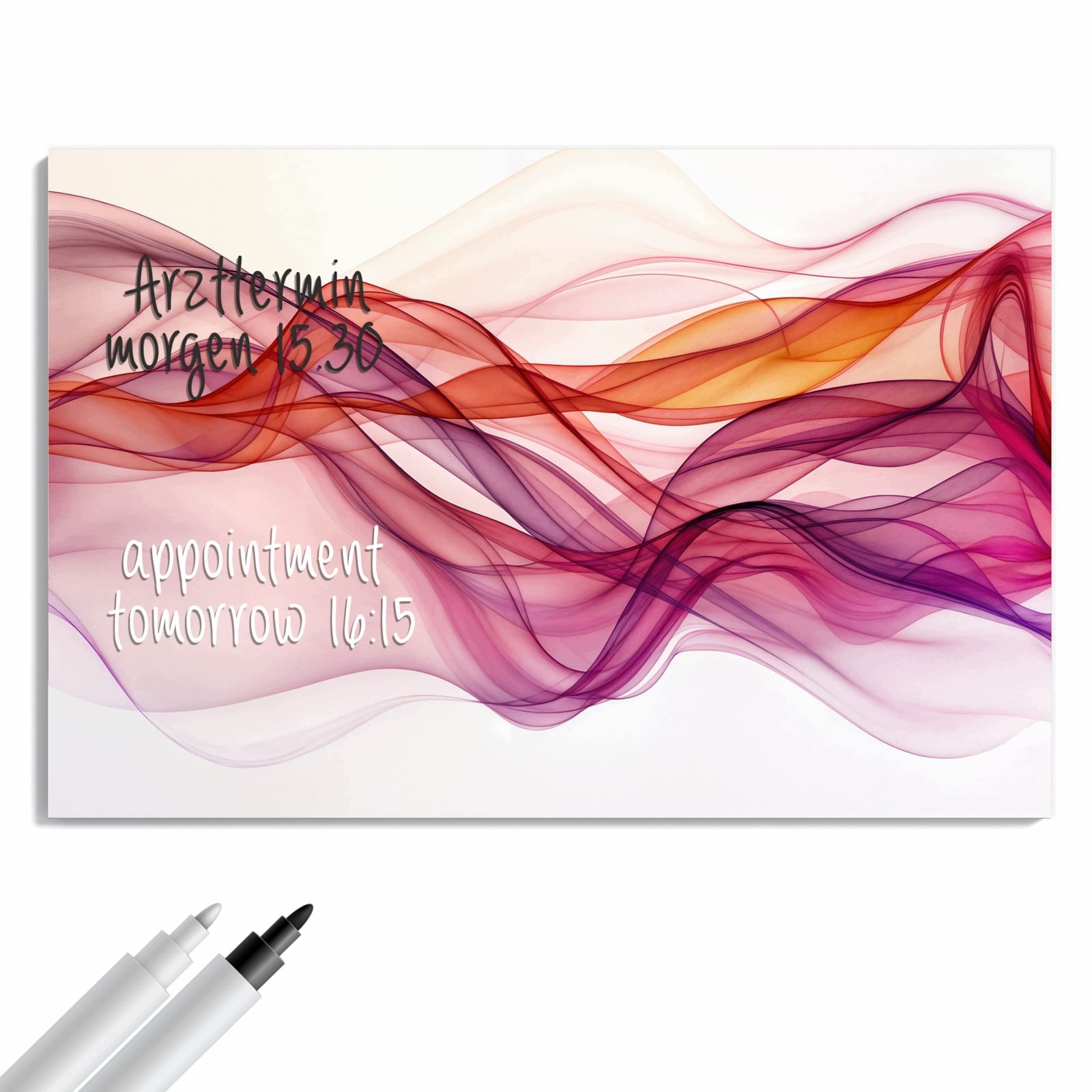 Magnetická tabule Barevné Závěs 60 × 40 cm