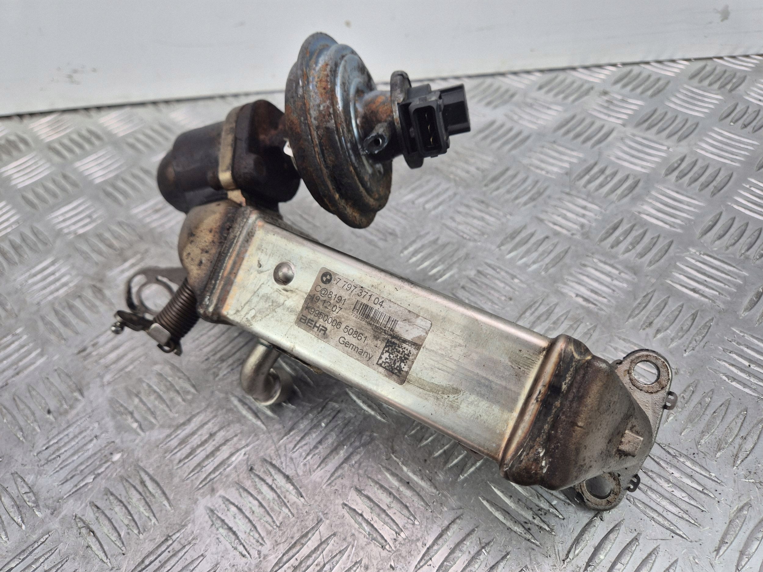 BMW 5 E60 E61 520d radiatore / raffreddatore EGR 7797371 N47D20A