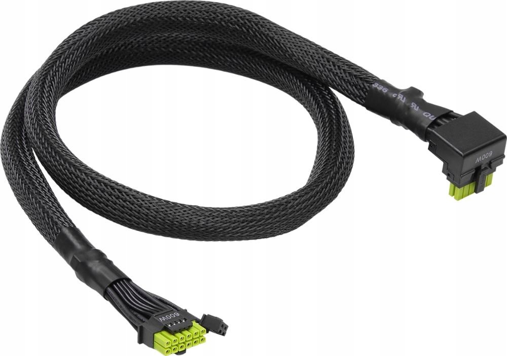Asrock Kabel 12VHPWR, 90°, 700mm, černá CB-12V2X6L600W