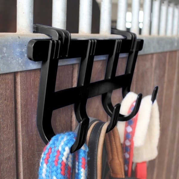 WIESZAK Z 4 HAKAMI NA OGŁOWIE PLASTIKOWY PRZENOŚNY Kod producenta HOK087