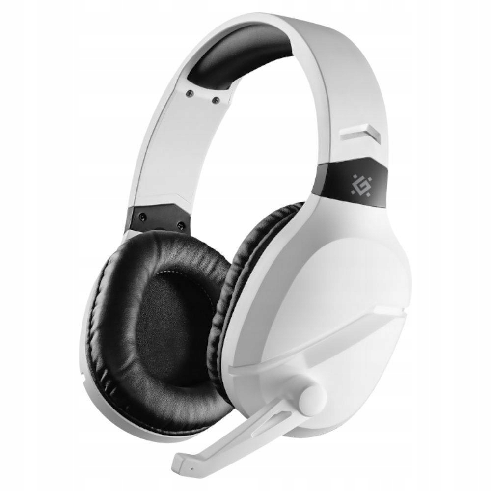 Sluchátka s mikrofonem Defender Phantom Pro 7.1 bezdrátová bílá Bluetoo