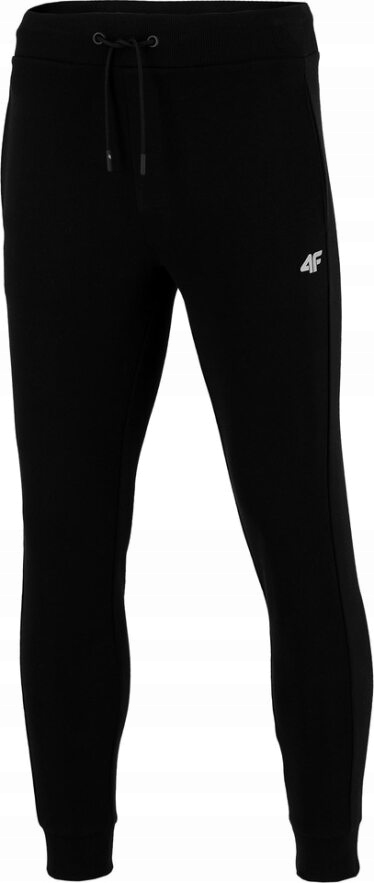 4F SPODNIE DRESOWE BAWEŁNA gramatura 300 WIĄZANE CZARNE SPMD001B r. XL
