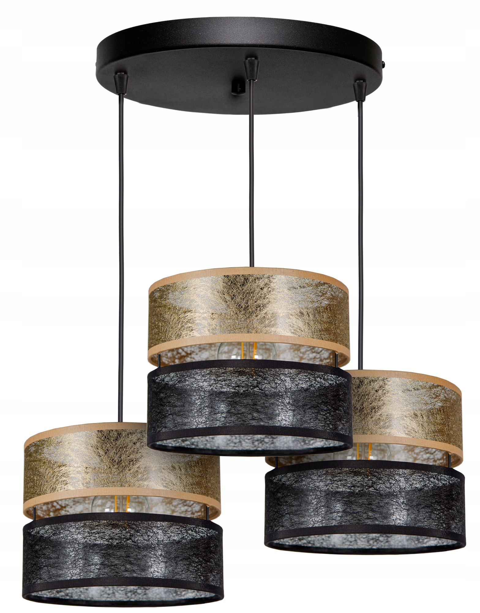 

Lampa Wisząca Sufitowa Żyrandol Abażur Nowoczesna