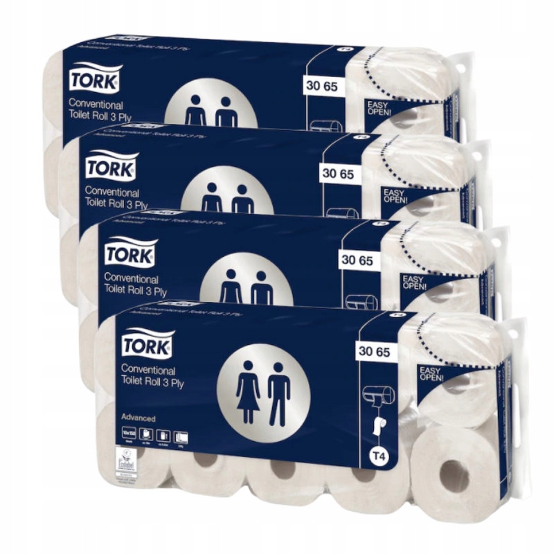 

Tork 3065 Zestaw 40 x Papier toaletowy 3-warstwowy
