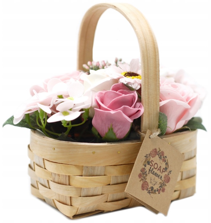 Růžová Mýdlová Kytice – Krásný Dárek Ke Dni Matek