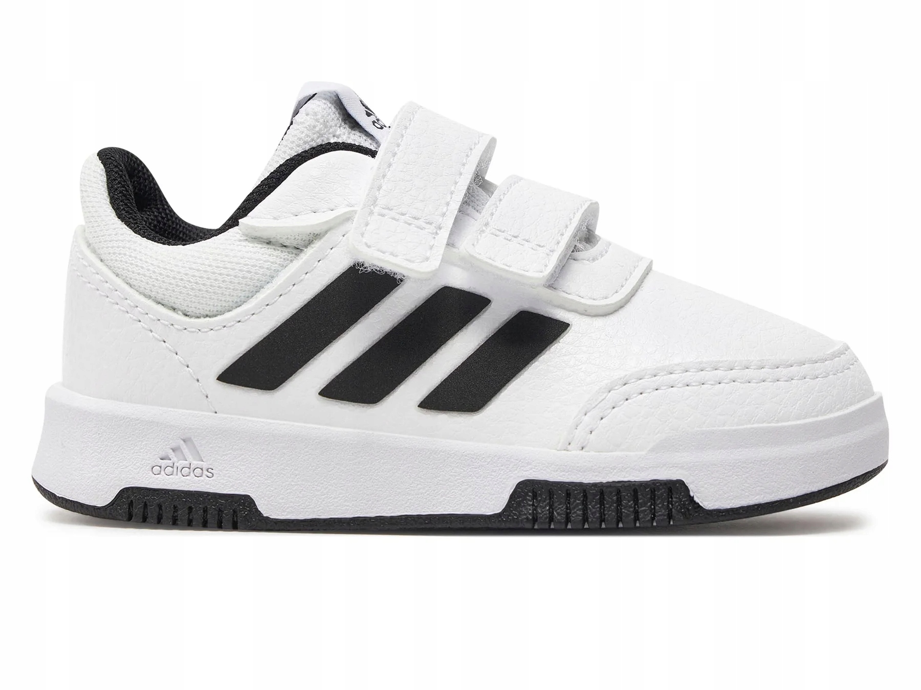 Buty dziecięce Adidas Tensaur GW1988 eko skóra biało czarne 25,5